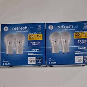 GE Refresh LED Daylight Bulbs - 2 Pack